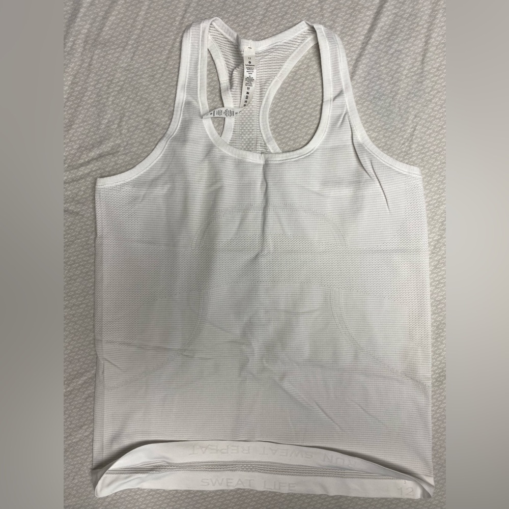 Lululemon Swiftly Tech Tank, White 12